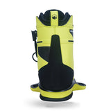 Back view of AERO 6X binding in atomic with black accents on heel panel.