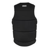 Back view of the Code Comp Vest in black with LF logo at the neck.