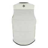 Back view of the cream Fuse Comp Vest with LF logo detail at the top center.