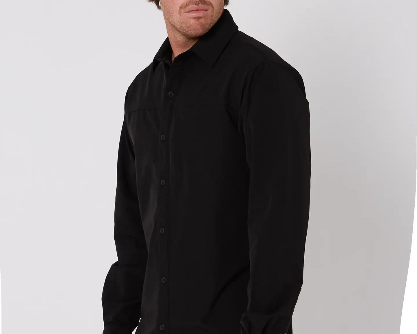 Follow Sun Shirt L/s - Black 2