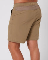 Follow All Day Shorts - Deep Taupe