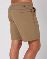 Follow All Day Shorts - Deep Taupe