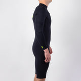 O'Brien Elite Plus 3/2mm Front Zip Mens Long Sleeve Shorty Wetsuit