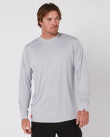 Follow Sun Tee L/s - Light Grey 