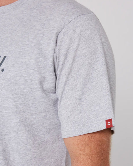 Follow Logo Tee - Grey Heather 5