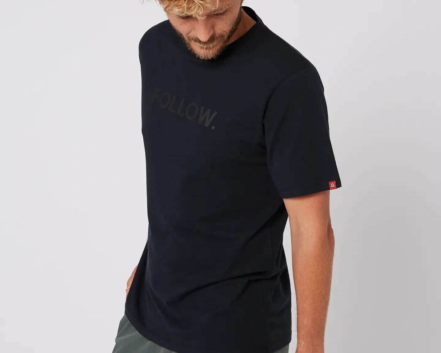 Follow Logo Tee - Black 2