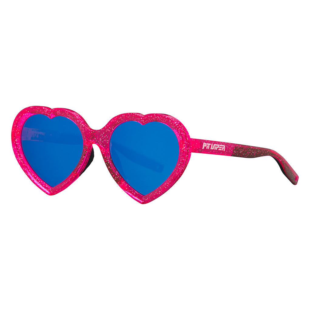  | i_can_stay_late.JPG | The Dragonfruit Jellies Admirer from Pit Viper, glittery pink jelly frame sunglasses