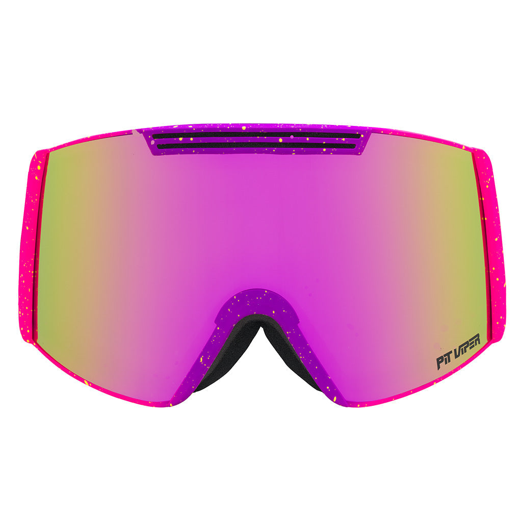 Pink / Large | full_frontal.JPG | The 93 Combustion Backslap Ski & Snowboard Goggle from Pit Viper
