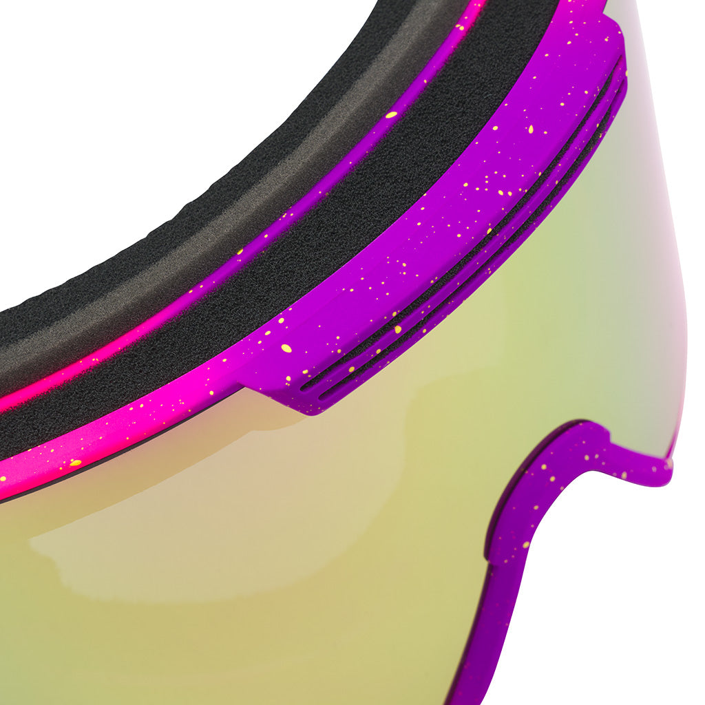Pink / Large | im_ready_for_my_closeup.JPG | The 93 Combustion Backslap Ski & Snowboard Goggle from Pit Viper