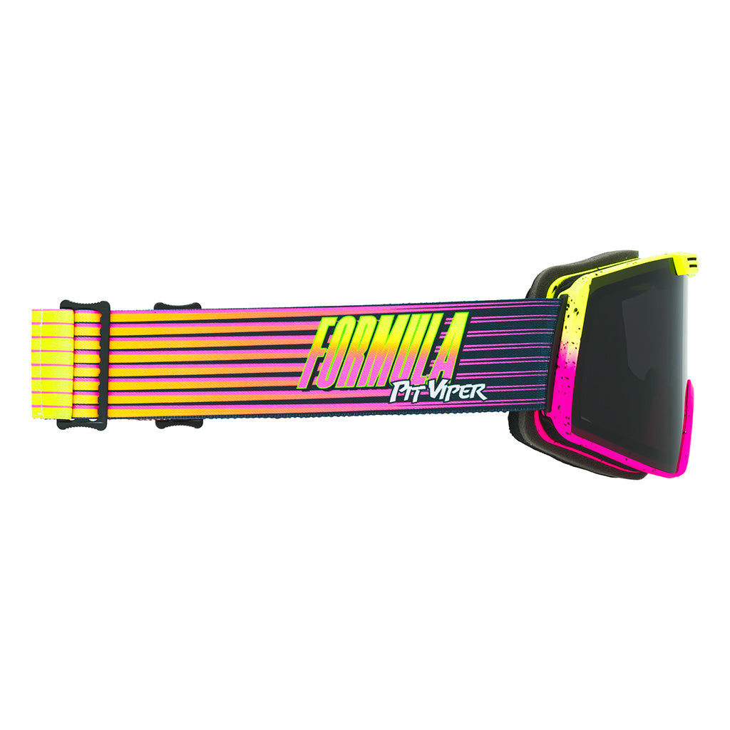 Smoke / Small | even_more_side_view.JPG | The Formula Backslap Ski & Snowboard Goggle from Pit Viper