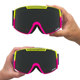 Smoke / Small | large_&_small.JPG | The Formula Backslap Ski & Snowboard Goggle from Pit Viper