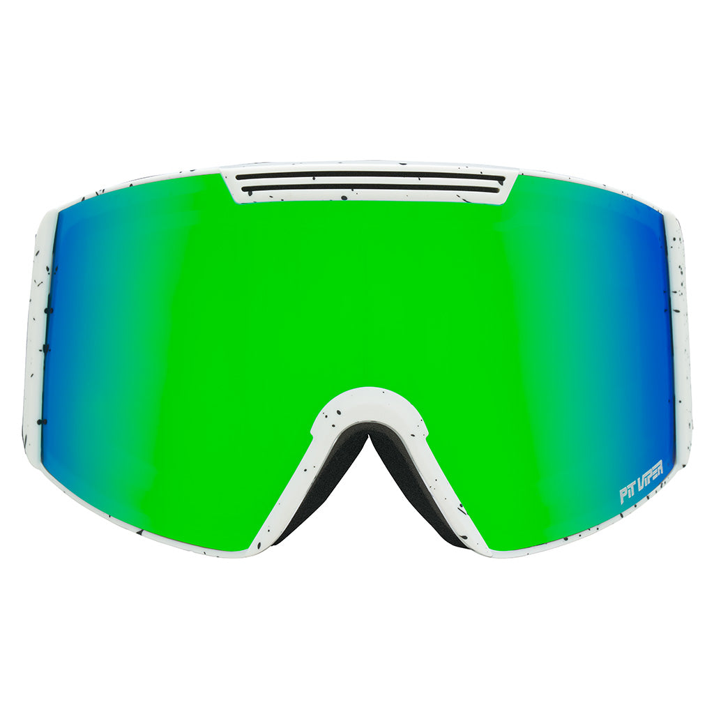 Blue-Green / Large | full_frontal.JPG | The Miami Nights Backslap Ski & Snowboard Goggle from Pit Viper