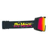 Red / Large | even_more_side_view.JPG | The Power Surge Backslap Ski & Snowboard Goggle from Pit Viper
