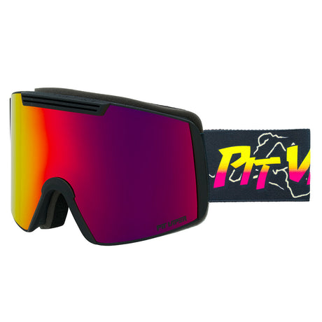 Red / Small | side_view.JPG | The Power Surge Backslap Ski & Snowboard Goggle from Pit Viper