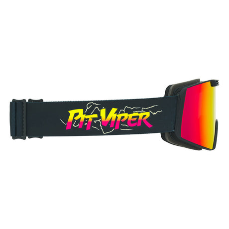 Red / Small | even_more_side_view.JPG | The Power Surge Backslap Ski & Snowboard Goggle from Pit Viper