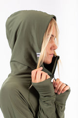 Icecold Zip Top Forest Green