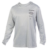 Baux Hooded UPF LS Tee - Silver Heather