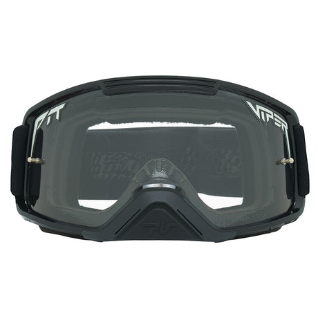 Clear / Large | full_frontal.JPG | The Exec Brapstrap Moto Goggle from Pit Viper