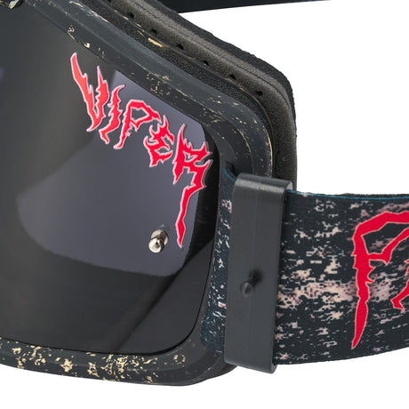 Smoke / Large | detail_shot.JPG | The Reign in Mud Brapstrap Moto Goggle from Pit Viper