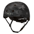 Black and Grey Melon Bicycle Helmet with a camouflage pattern called "Camouflage Black"