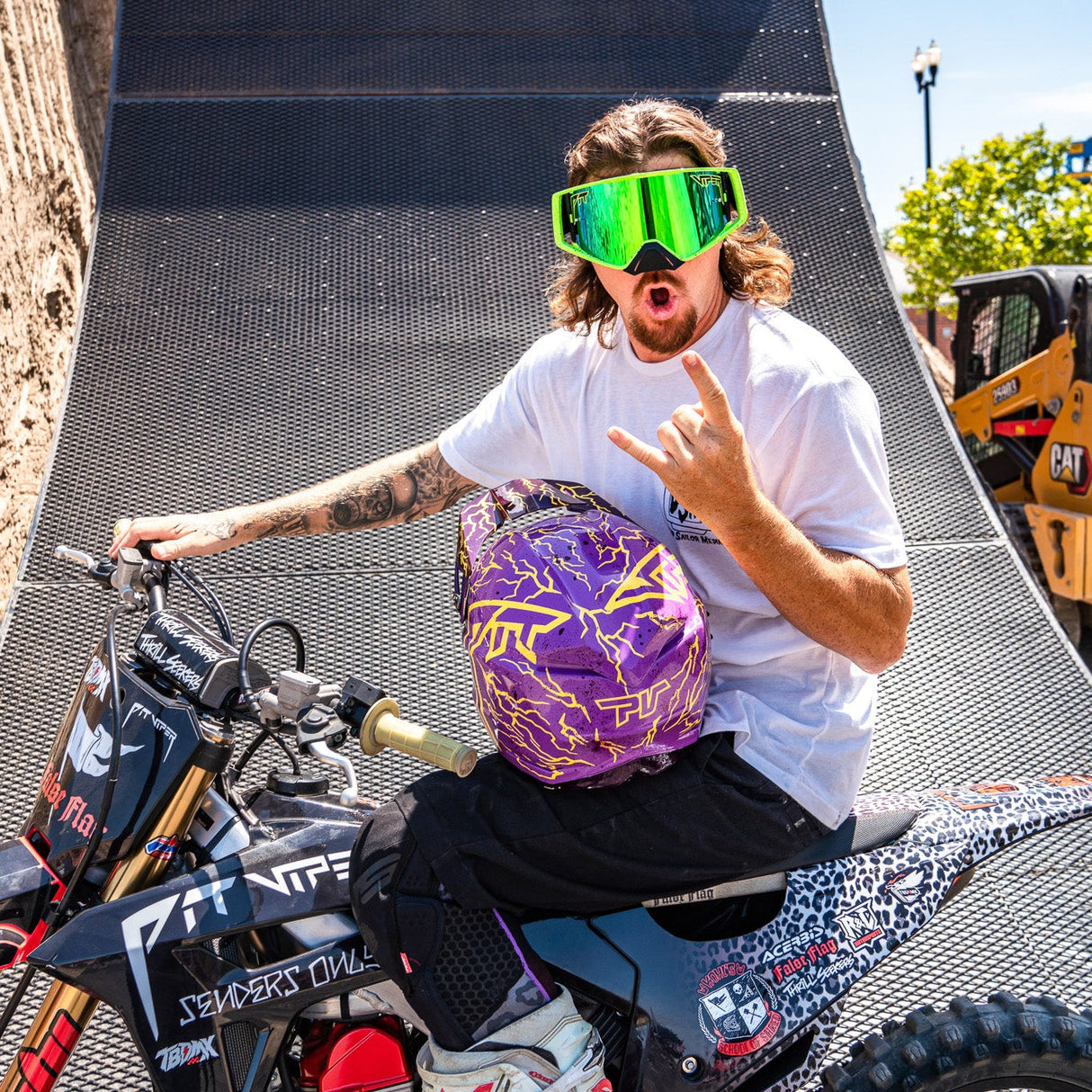  | on_a_person.JPG | The Boomslang World Champion Moto Goggle from Pit Viper