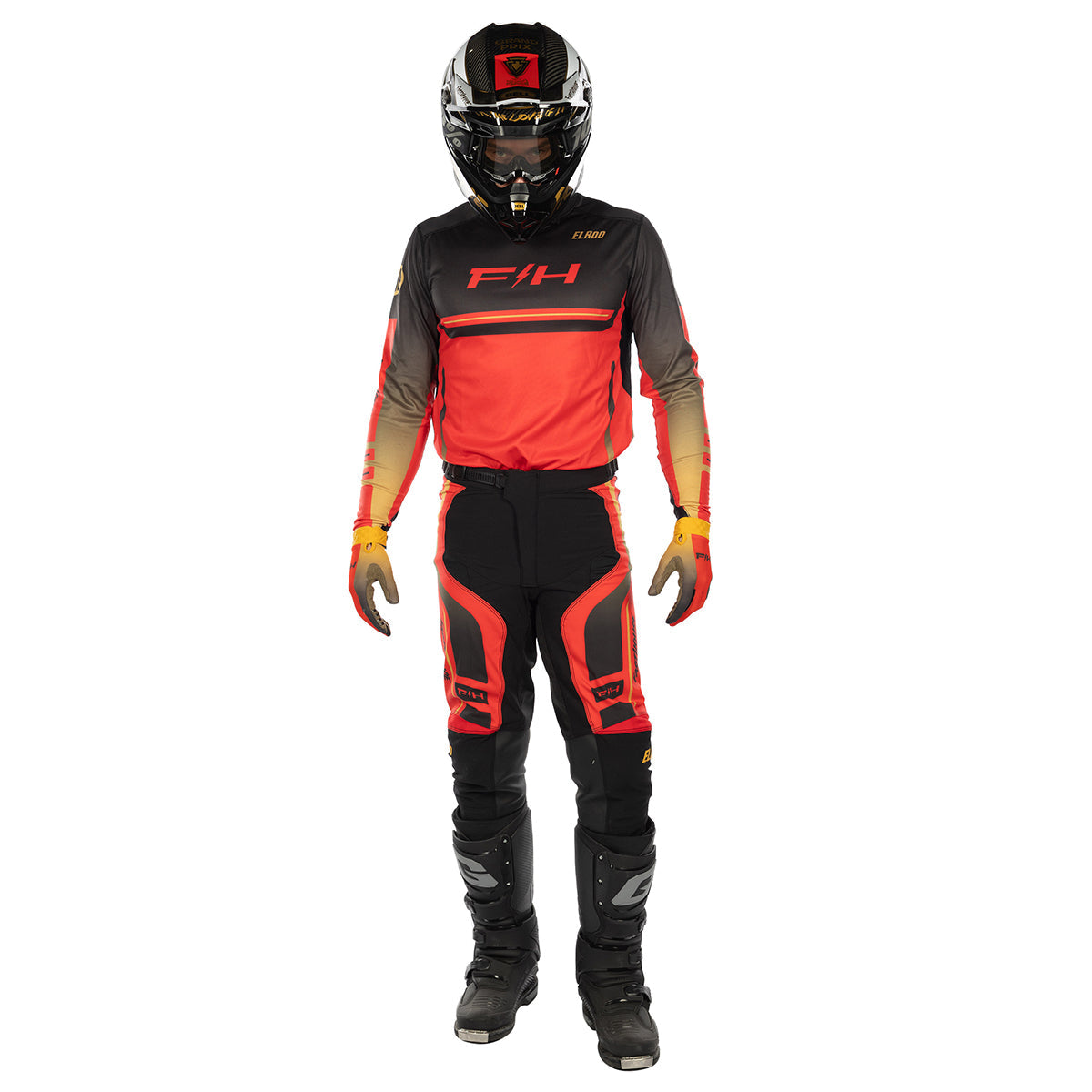 Elrod React Pant - Racing Red/Black