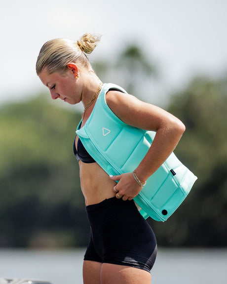 Follow Corp Womens Impact Vest - Mint Lifestyle 7