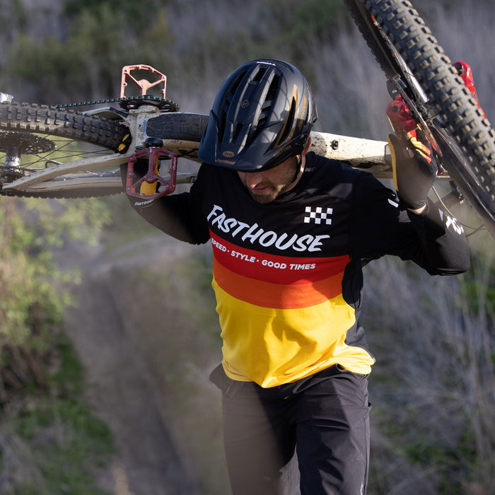 Alloy Kilo LS Jersey - Black/Yellow Success Ac