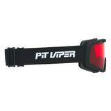 Amber / Large | even_more_side-view.JPG | The Exec Small French Fry Goggles from Pit Viper Sunglasses