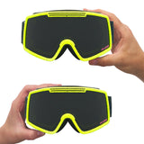 Smoke / Large | large_&_small.JPG | The Surge Matrix French Fry Ski & Snowboard Goggle from Pit Viper