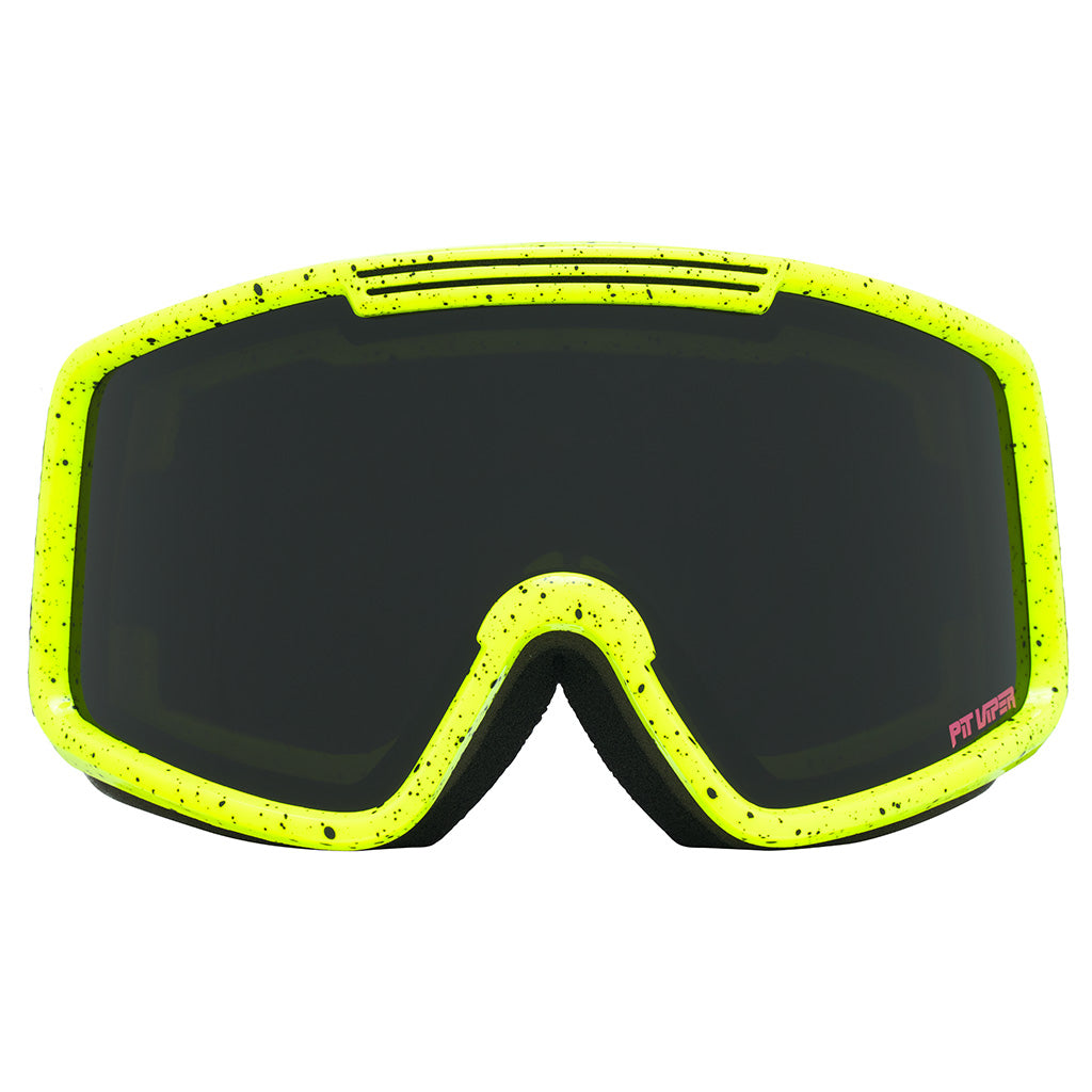 Smoke / Small | full_frontal.JPG | The Surge Matrix French Fry Ski & Snowboard Goggle from Pit Viper