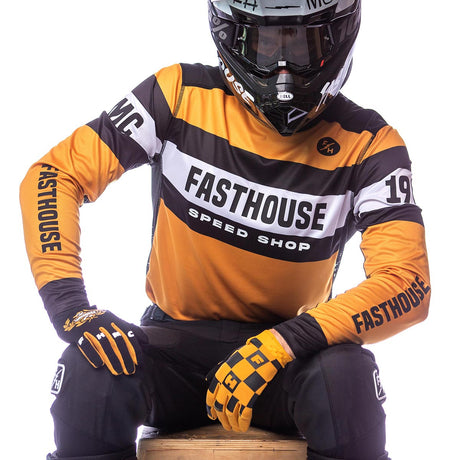Grindhouse Analogue Jersey - Vintage Gold Fasthouse FH Brand / No Collab Fasthousedev