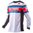 Grindhouse Analogue LS Jersey - White Fasthouse FH Brand / No Collab Fasthousedev