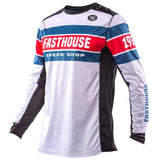 Grindhouse Analogue LS Jersey - White Fasthouse FH Brand / No Collab Fasthousedev