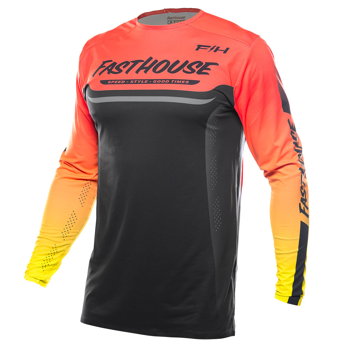 Helix Circuit Jersey - Hyper Coral/Black