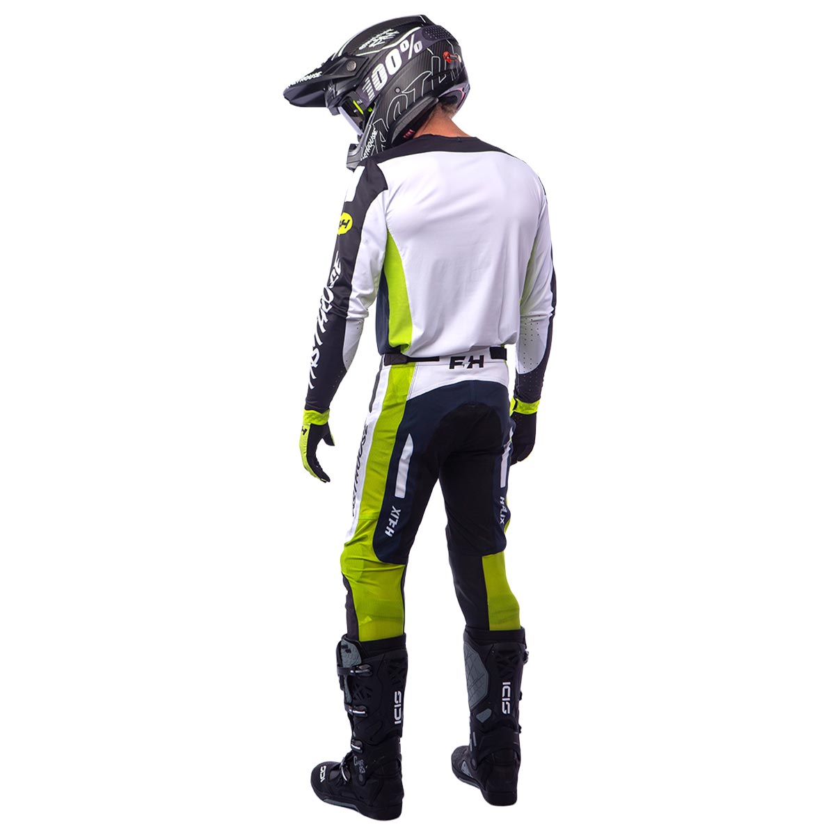 Helix Daytona Pant - Black/Flo Green Fasthouse FH Brand / No Collab Fasthousedev