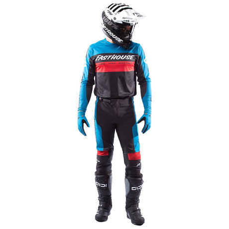Helix Daytona LS Jersey - Electric Blue/Black Fasthouse FH Brand / No Collab Fasthousedev