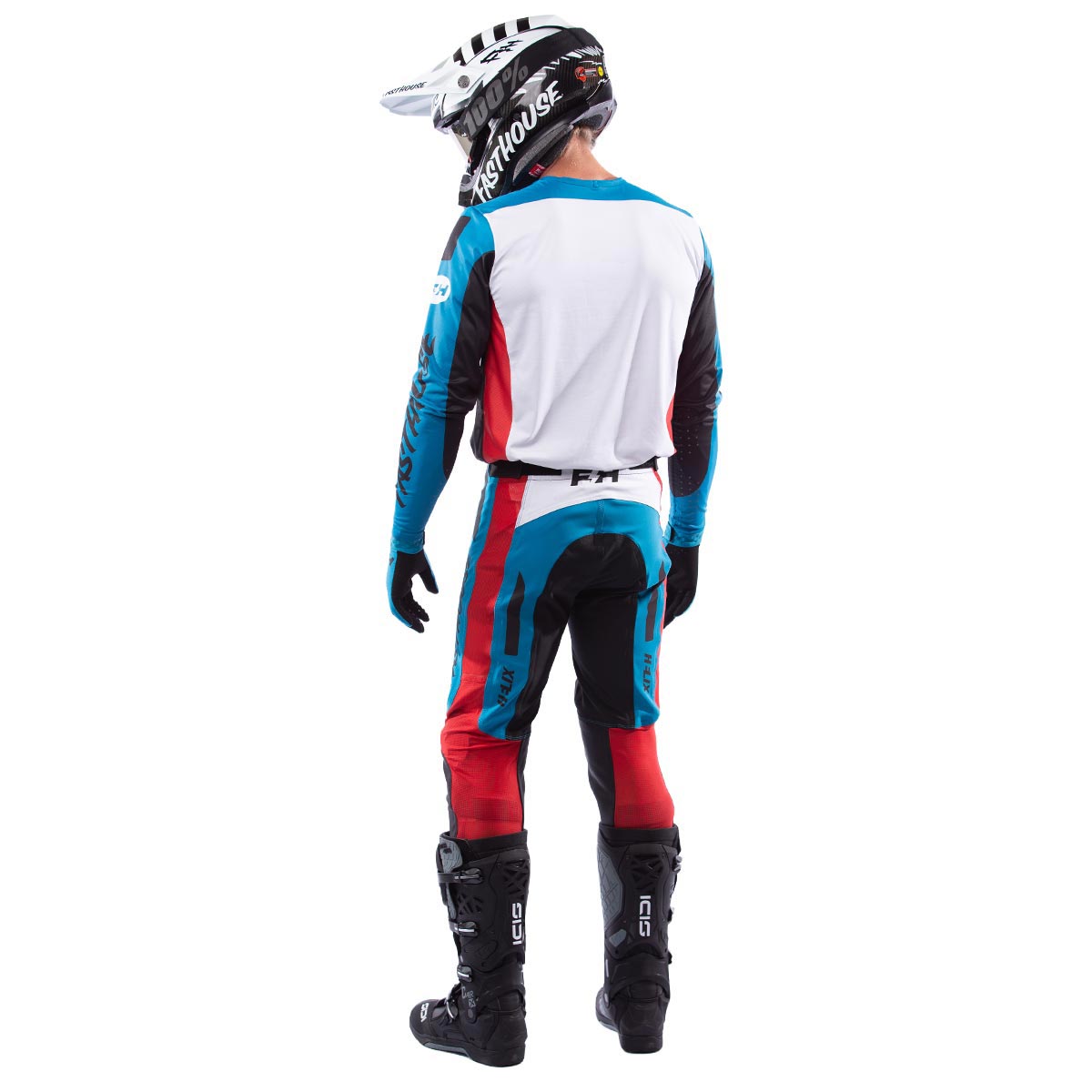 Helix Daytona LS Jersey - Electric Blue/Black Fasthouse FH Brand / No Collab Fasthousedev