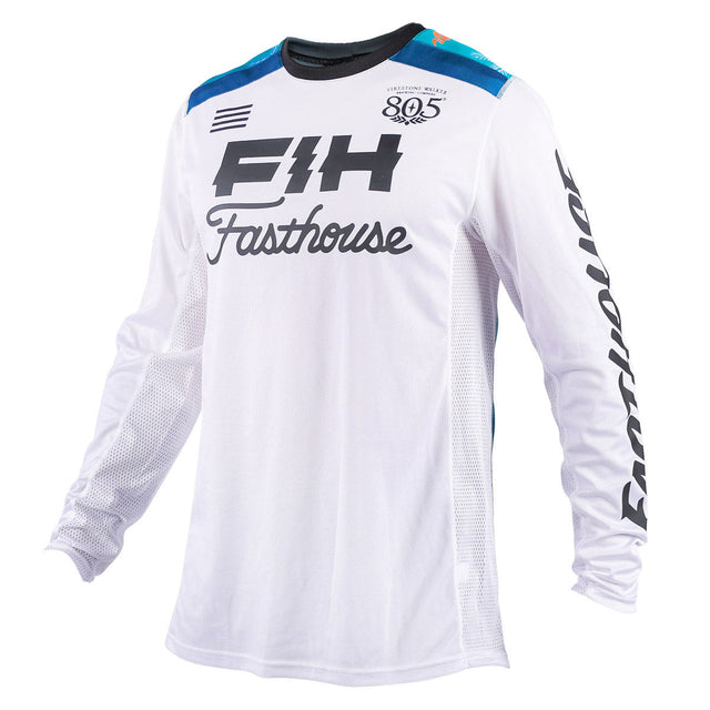 TB Island Hopper Grindhouse Jersey - White - Fasthouse