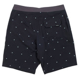 Jasper 19" Boardshort - Black/White