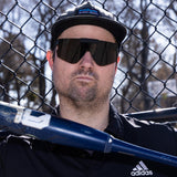 Smoke / Wide | photo_of_person.JPG | The Blacking Out Flip Off 2.0 sunglasses from Pit Viper