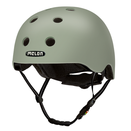 Grey unicoloured Melon Bicycle Helmet called New York