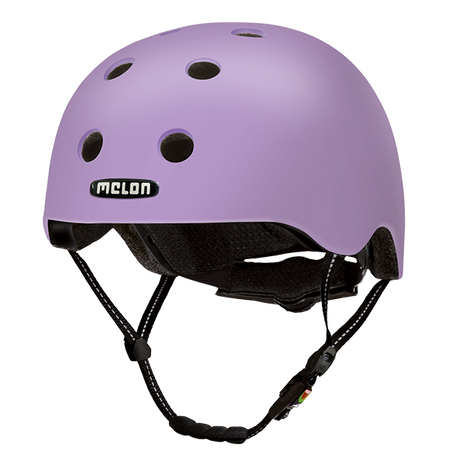 Purple unicoloured Melon Bicycle Helmet called Venice