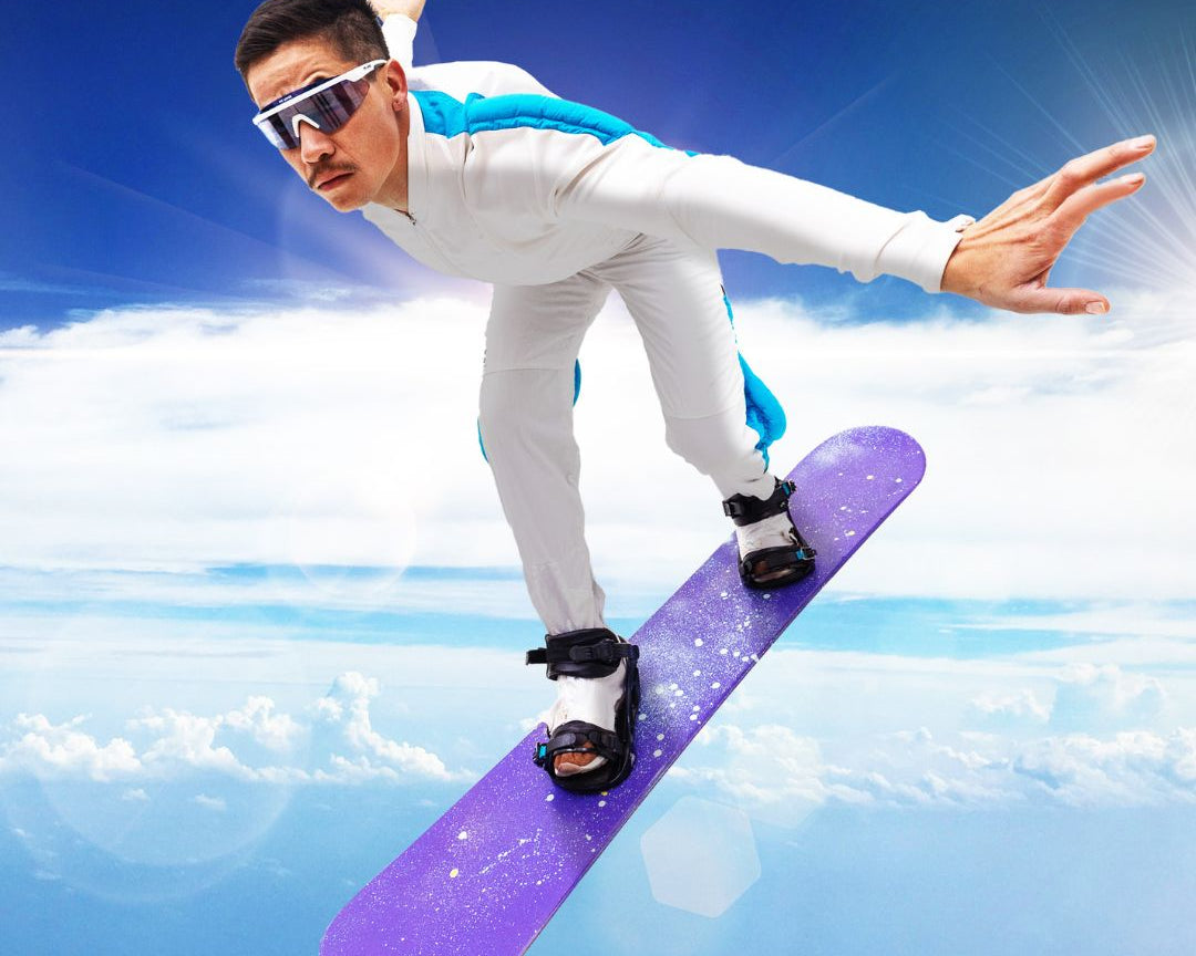 / Photochromic Smoke | Man soars through the sky wearing The Miami Nights Skysurfer with a Photochromic Smoke lens from Pit Viper Sunglasses