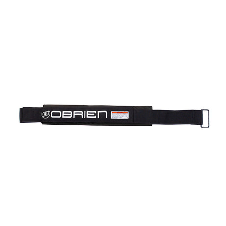 A black O'Brien 3" Cinch Kneeboard Strap with a white logo and an adjustable buckle.