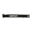 Flat view of the O'Brien 3" Padded Kneeboard Strap in black, featuring white branding, secure buckle, and adjustable length.