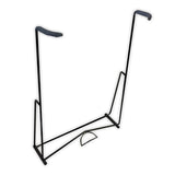O'Brien Board Stand in black metal with padded arms for secure board storage.