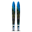 Celebrity 68 Combo Waterskis with a blue, black, and neon green design featuring the brand name in bold letters.