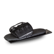 Angled view of the O'Brien Lace RTP, a black rear toe plate with a cushioned footbed and adjustable lace system.