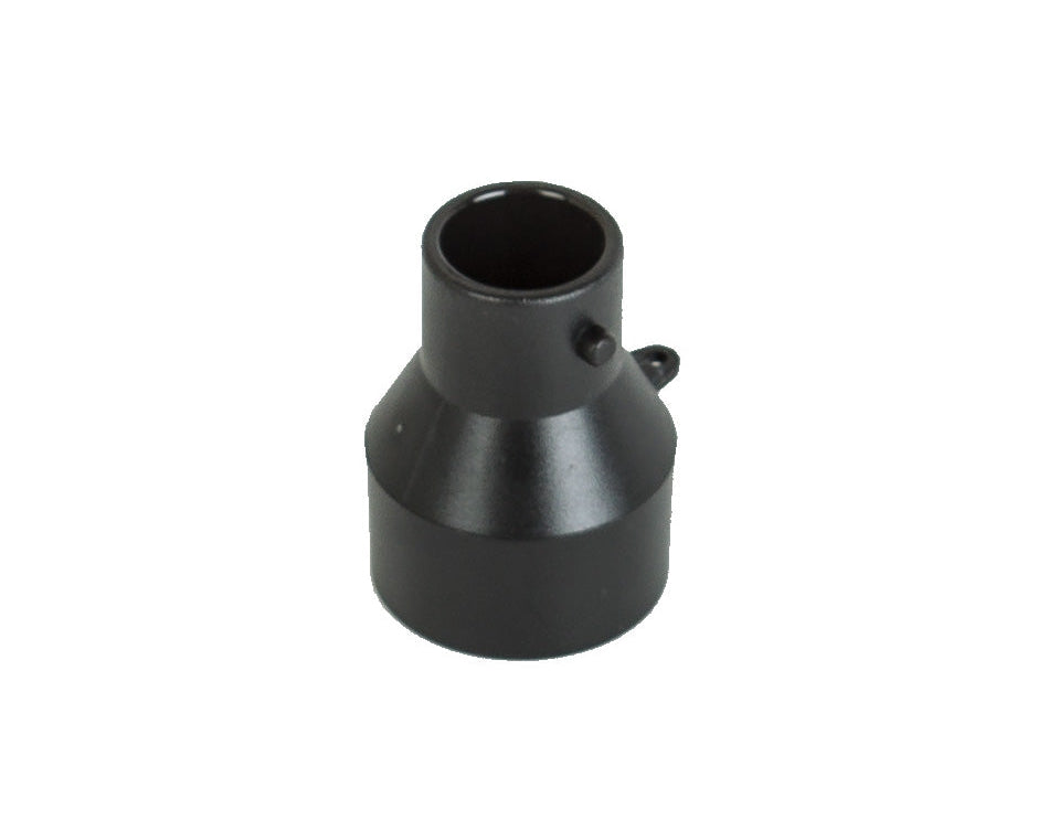 O'Brien Lightning Valve Pump Attachment, a black plastic adapter designed for use with Lightning Valve inflatables.